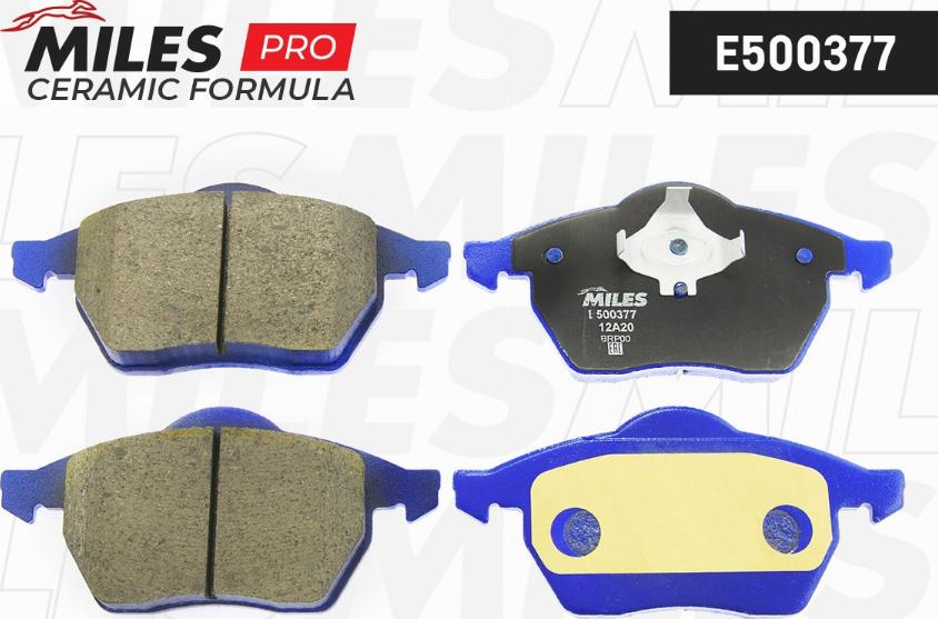 Miles E500377 - Kit pastiglie freno, Freno a disco autozon.pro