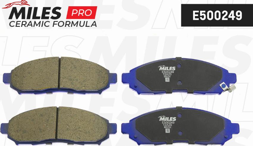 Miles E500249 - Kit pastiglie freno, Freno a disco autozon.pro