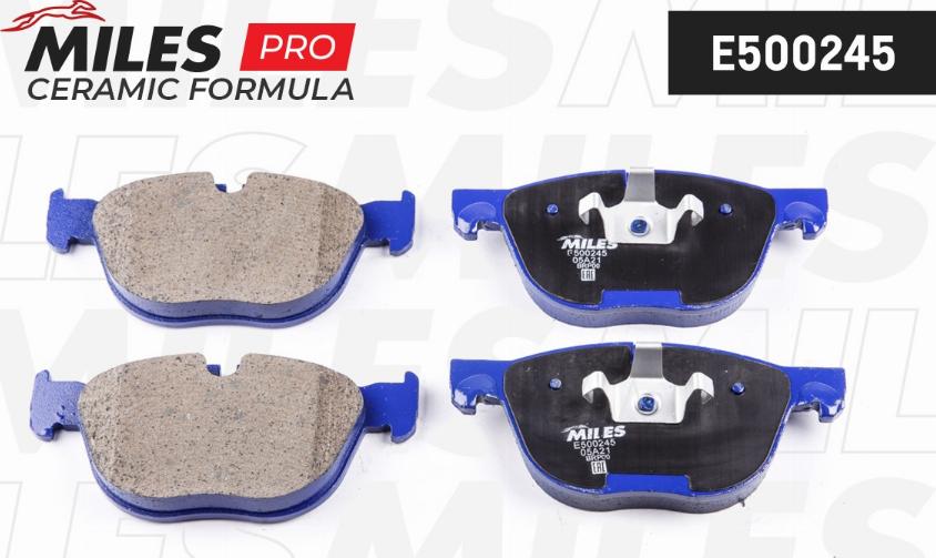 Miles E500245 - Kit pastiglie freno, Freno a disco autozon.pro