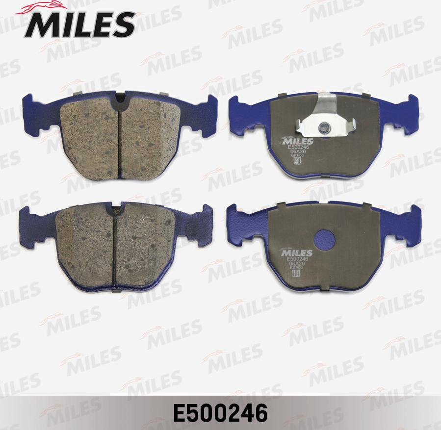 Miles E500246 - Kit pastiglie freno, Freno a disco autozon.pro