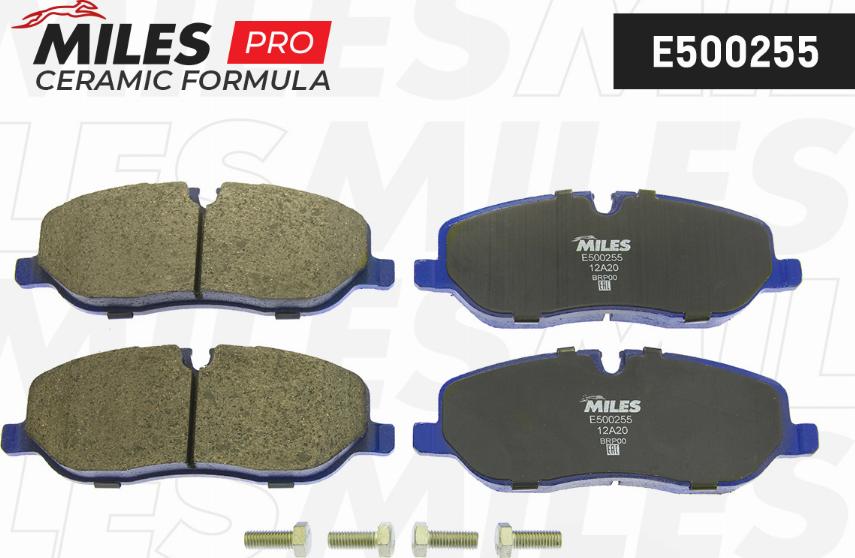 Miles E500255 - Kit pastiglie freno, Freno a disco autozon.pro