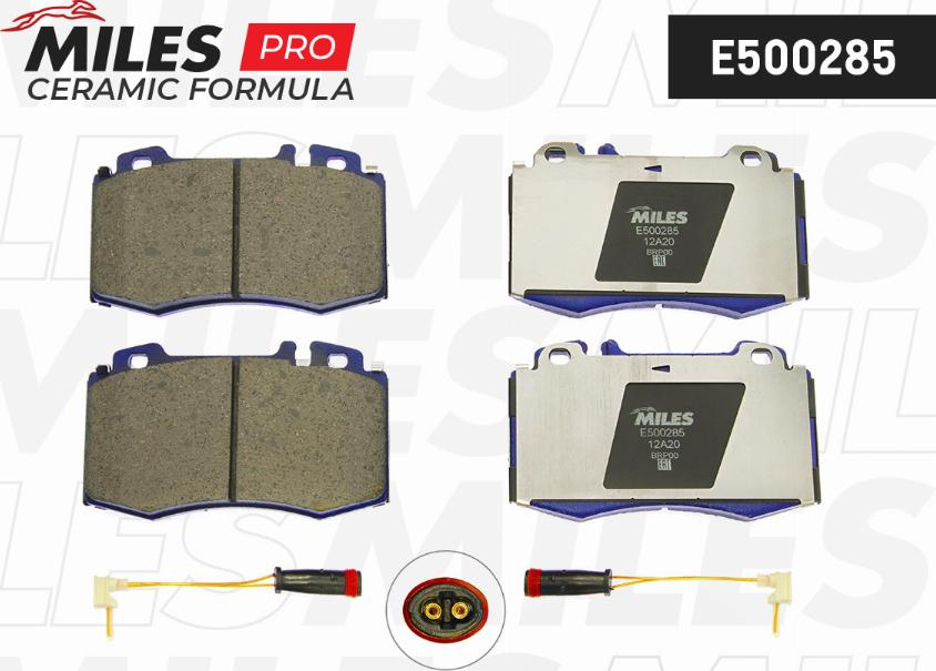 Miles E500285 - Kit pastiglie freno, Freno a disco autozon.pro