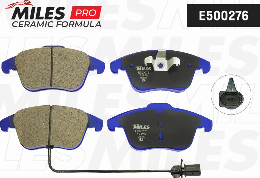 Miles E500276 - Kit pastiglie freno, Freno a disco autozon.pro