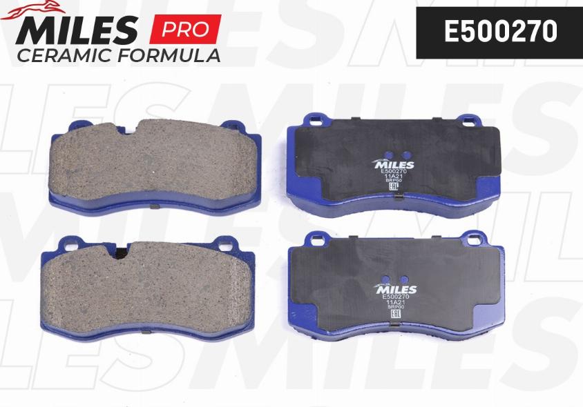 Miles E500270 - Kit pastiglie freno, Freno a disco autozon.pro