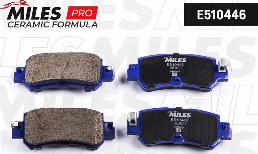 Miles E510446 - Kit pastiglie freno, Freno a disco autozon.pro