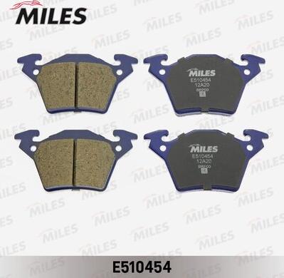 Miles E510454 - Kit pastiglie freno, Freno a disco autozon.pro