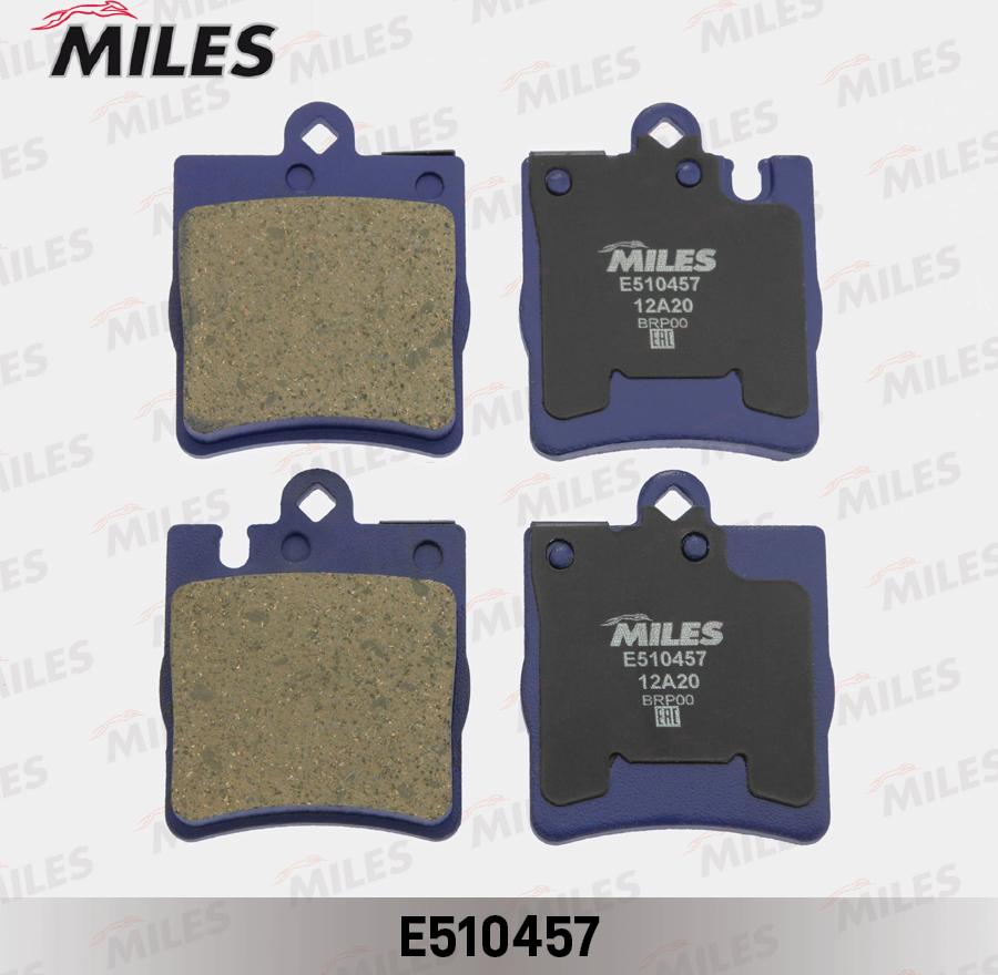 Miles E510457 - Kit pastiglie freno, Freno a disco autozon.pro