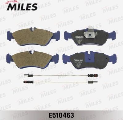 Miles E510463 - Kit pastiglie freno, Freno a disco autozon.pro