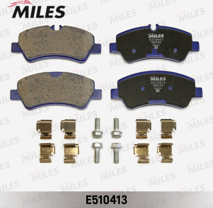 Miles E510413 - Kit pastiglie freno, Freno a disco autozon.pro