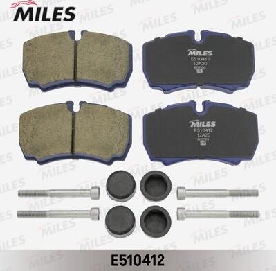 Miles E510412 - Kit pastiglie freno, Freno a disco autozon.pro