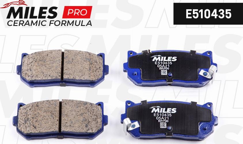 Miles E510435 - Kit pastiglie freno, Freno a disco autozon.pro