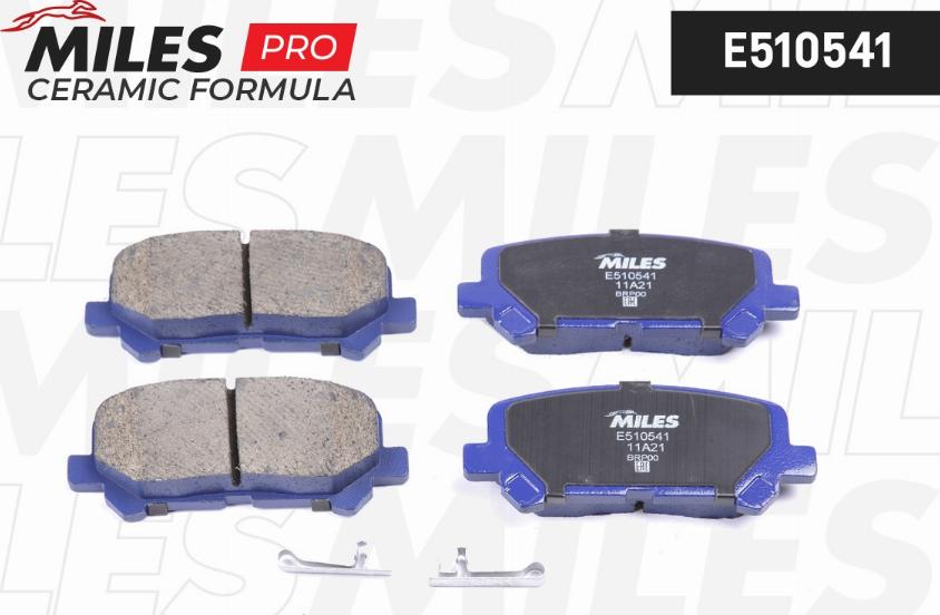 Miles E510541 - Kit pastiglie freno, Freno a disco autozon.pro