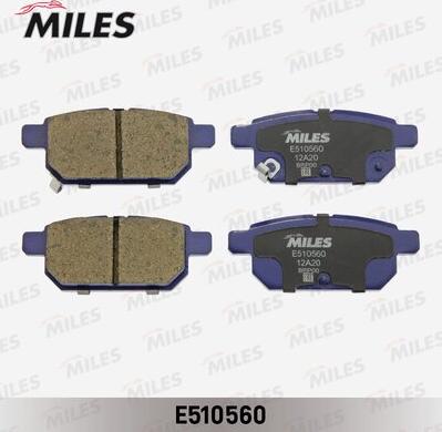 Miles E510560 - Kit pastiglie freno, Freno a disco autozon.pro