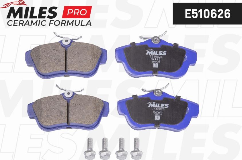 Miles E510626 - Kit pastiglie freno, Freno a disco autozon.pro