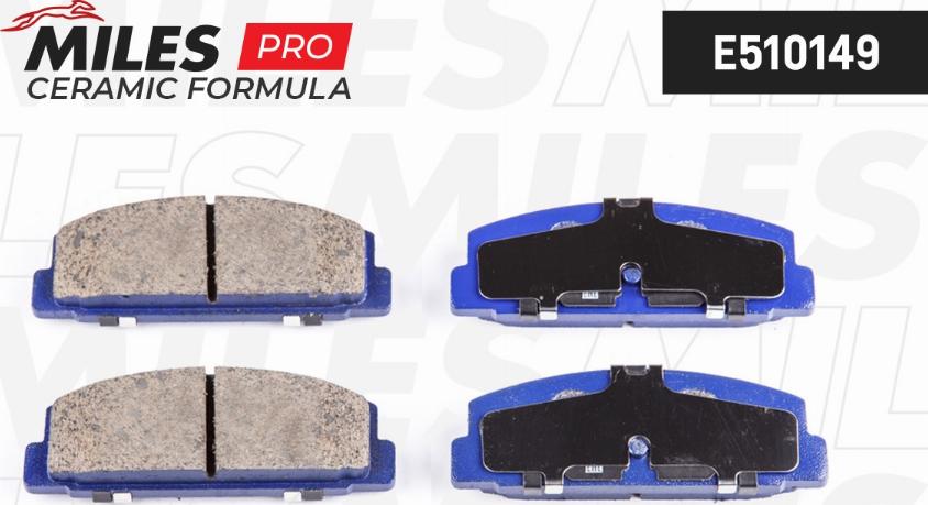 Miles E510149 - Kit pastiglie freno, Freno a disco autozon.pro