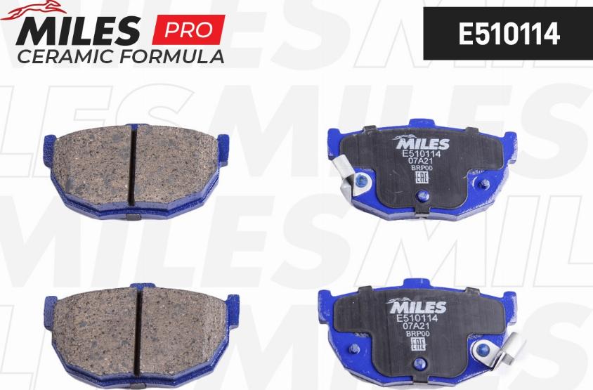 Miles E510114 - Kit pastiglie freno, Freno a disco autozon.pro