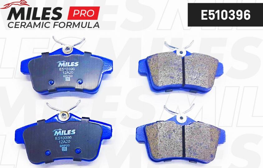 Miles E510396 - Kit pastiglie freno, Freno a disco autozon.pro