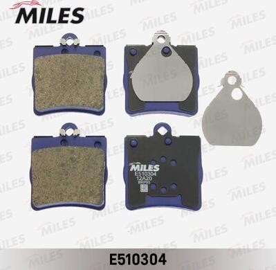 Miles E510304 - Kit pastiglie freno, Freno a disco autozon.pro