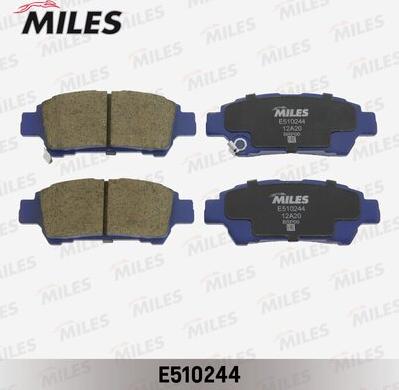 Miles E510244 - Kit pastiglie freno, Freno a disco autozon.pro