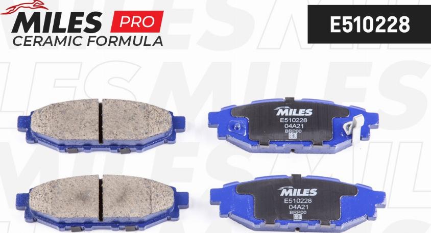 Miles E510228 - Kit pastiglie freno, Freno a disco autozon.pro