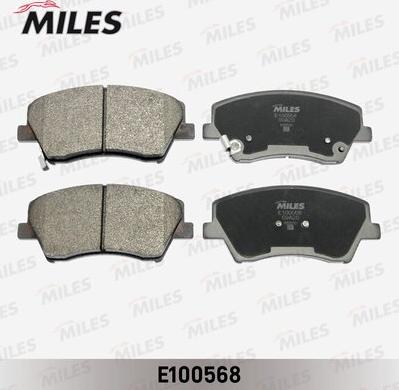 Miles E100568 - Kit pastiglie freno, Freno a disco autozon.pro