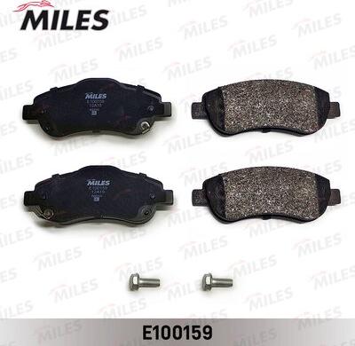 Miles E100159 - Kit pastiglie freno, Freno a disco autozon.pro