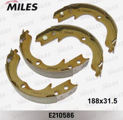 Miles E210586 - Kit ganasce, Freno stazionamento autozon.pro