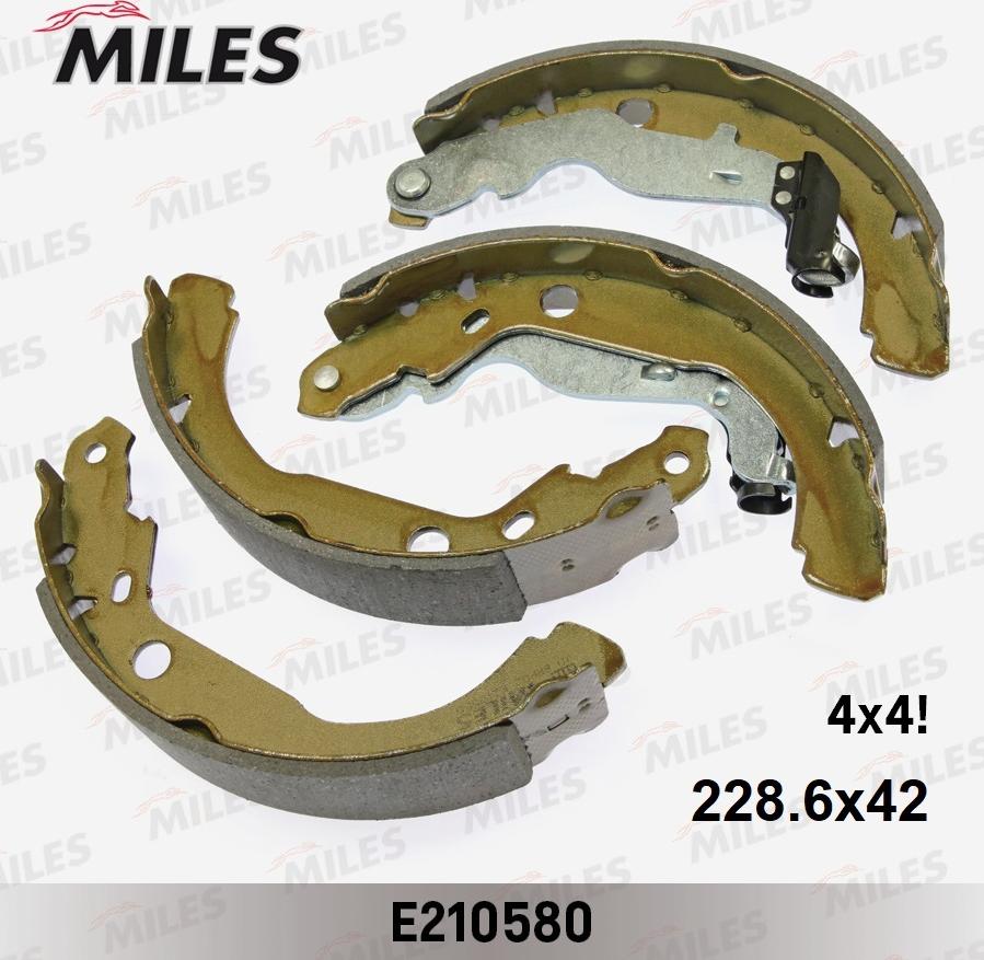 Miles E210580 - Kit ganasce freno autozon.pro