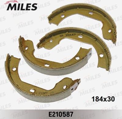 Miles E210587 - Kit ganasce, Freno stazionamento autozon.pro