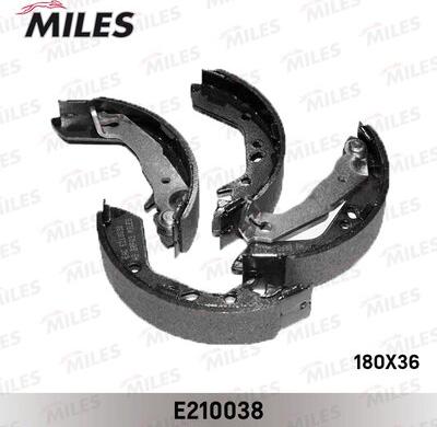 Miles E210038 - Kit ganasce freno autozon.pro