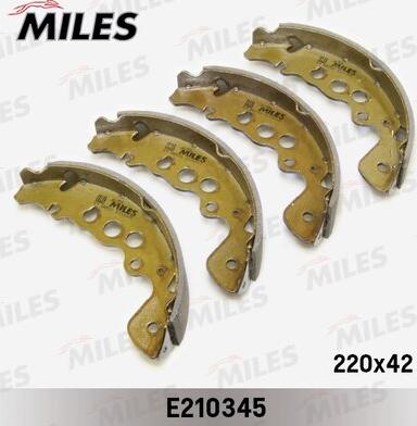 Miles E210345 - Kit ganasce freno autozon.pro