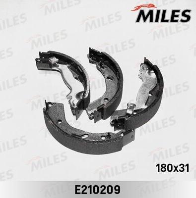 Miles E210209 - Kit ganasce freno autozon.pro