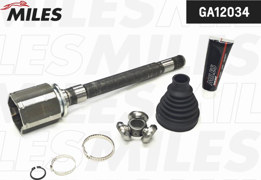 Miles GA12034 - Kit giunti, Semiasse autozon.pro