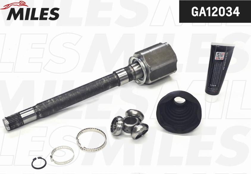 Miles GA12034 - Kit giunti, Semiasse autozon.pro