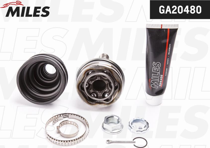 Miles GA20480 - Kit giunti, Semiasse autozon.pro