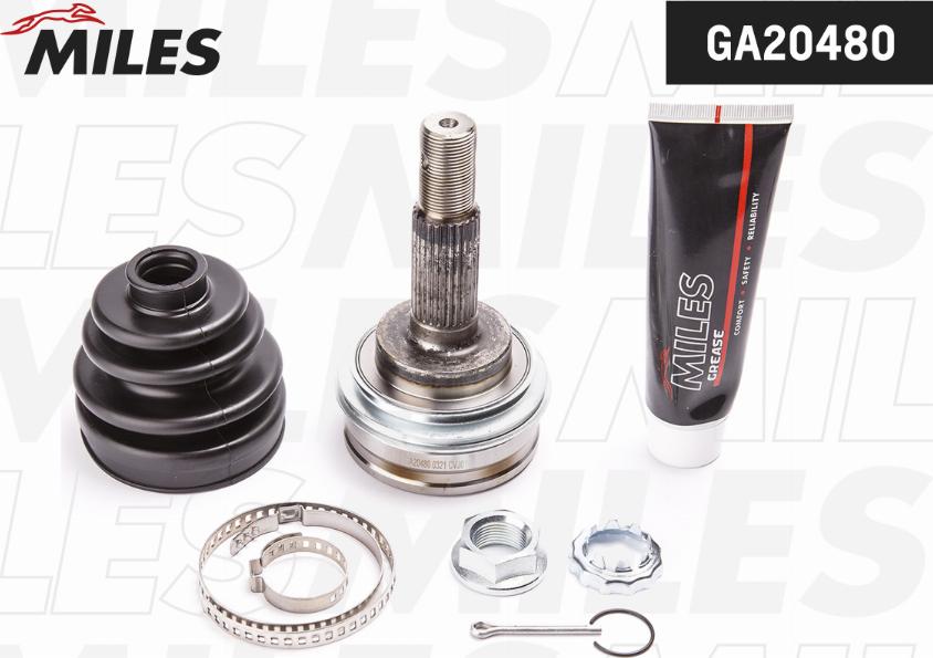 Miles GA20480 - Kit giunti, Semiasse autozon.pro