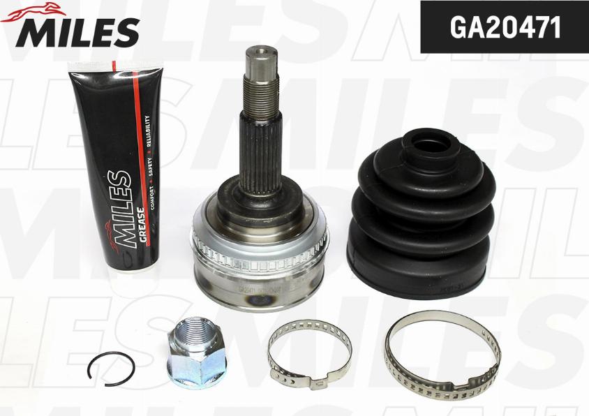 Miles GA20471 - Kit giunti, Semiasse autozon.pro