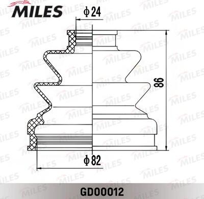 Miles GD00012 - Cuffia, Semiasse autozon.pro