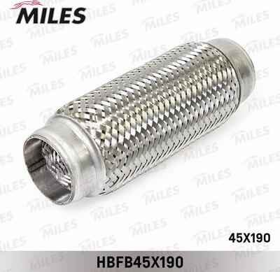 Miles HBFB45X190 - Flessibile, Impianto gas scarico autozon.pro