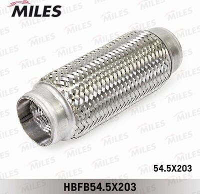 Miles HBFB54.5X203 - Flessibile, Impianto gas scarico autozon.pro