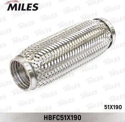 Miles HBFC51X190 - Flessibile, Impianto gas scarico autozon.pro