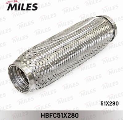 Miles HBFC51X280 - Flessibile, Impianto gas scarico autozon.pro