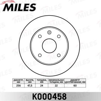 Miles K000458 - Discofreno autozon.pro