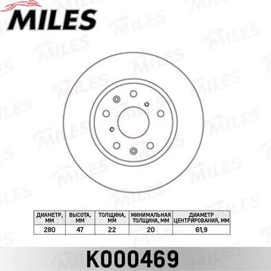 Miles K000469 - Discofreno autozon.pro