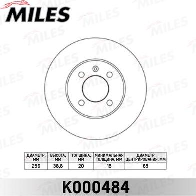 Miles K000484 - Discofreno autozon.pro