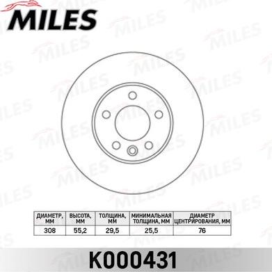 Miles K000431 - Discofreno autozon.pro