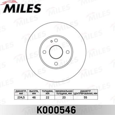 Miles K000546 - Discofreno autozon.pro