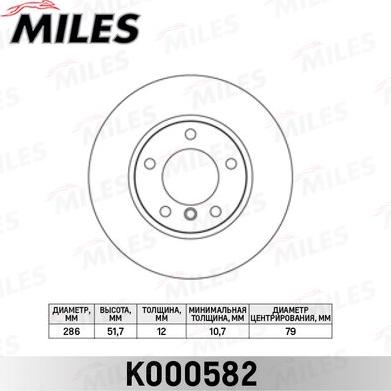 Miles K000582 - Discofreno autozon.pro