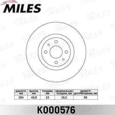 Miles K000576 - Discofreno autozon.pro