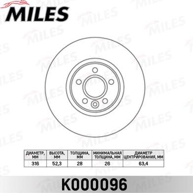 Miles K000096 - Discofreno autozon.pro